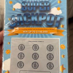Super Jackpot Pregnancy Reveal Scratchers 
