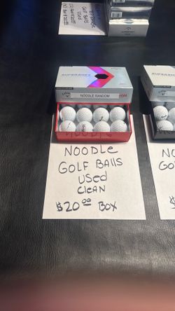 Noodle golf balls (cleaned)