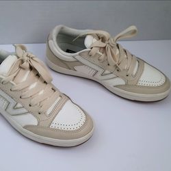 VANS LOWLAND LO LACE-UP UNISEX MEN SIZE 4.5 WOMEN SIZE 6 SHOES MARSHMALLOW White