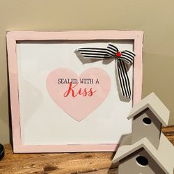 Sealed With A Kiss Frame
