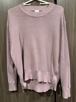 FLX Heather Lavender Active Sweater (M)
