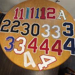 Loose Tackle. Twill Numbers For CustomizingA