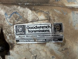 Remanufactured GM 700R4 transmission