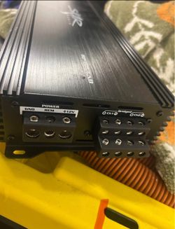 2 12” Subs In Box W/ Amp