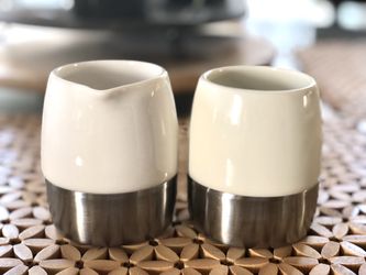 Retro Starbucks Ceramic Cream & Sugar Set