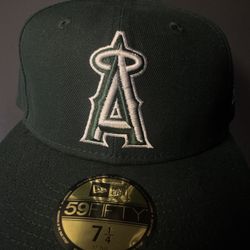 Green Anaheim Angels Hat
