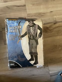 Skeleton pirate kids size xtra small 2-4