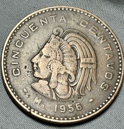 Cincuenta Centavos 1956