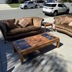 Coffee Table & 2 End Tables