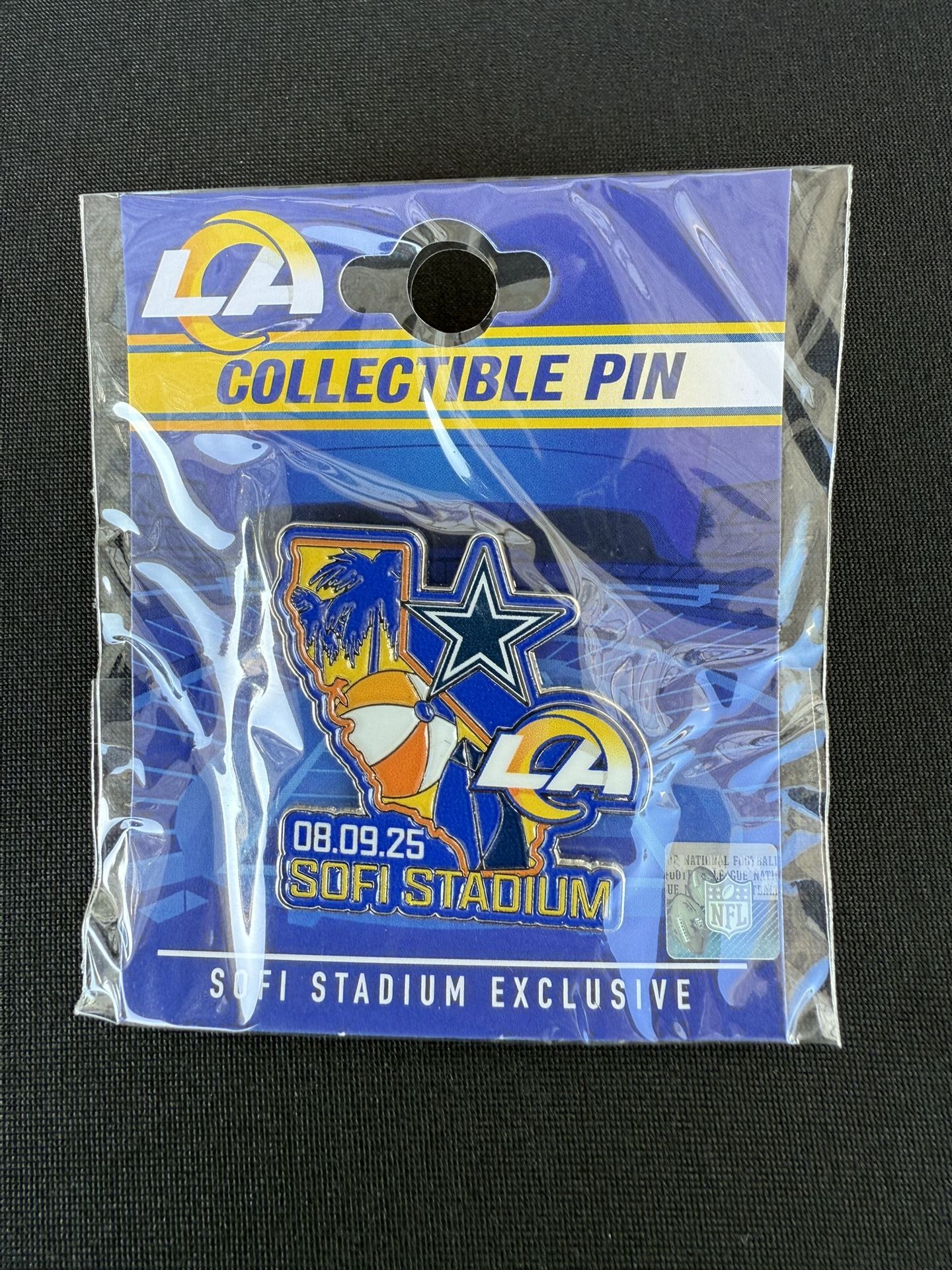 Rams vs Cowboys Game Day Pin