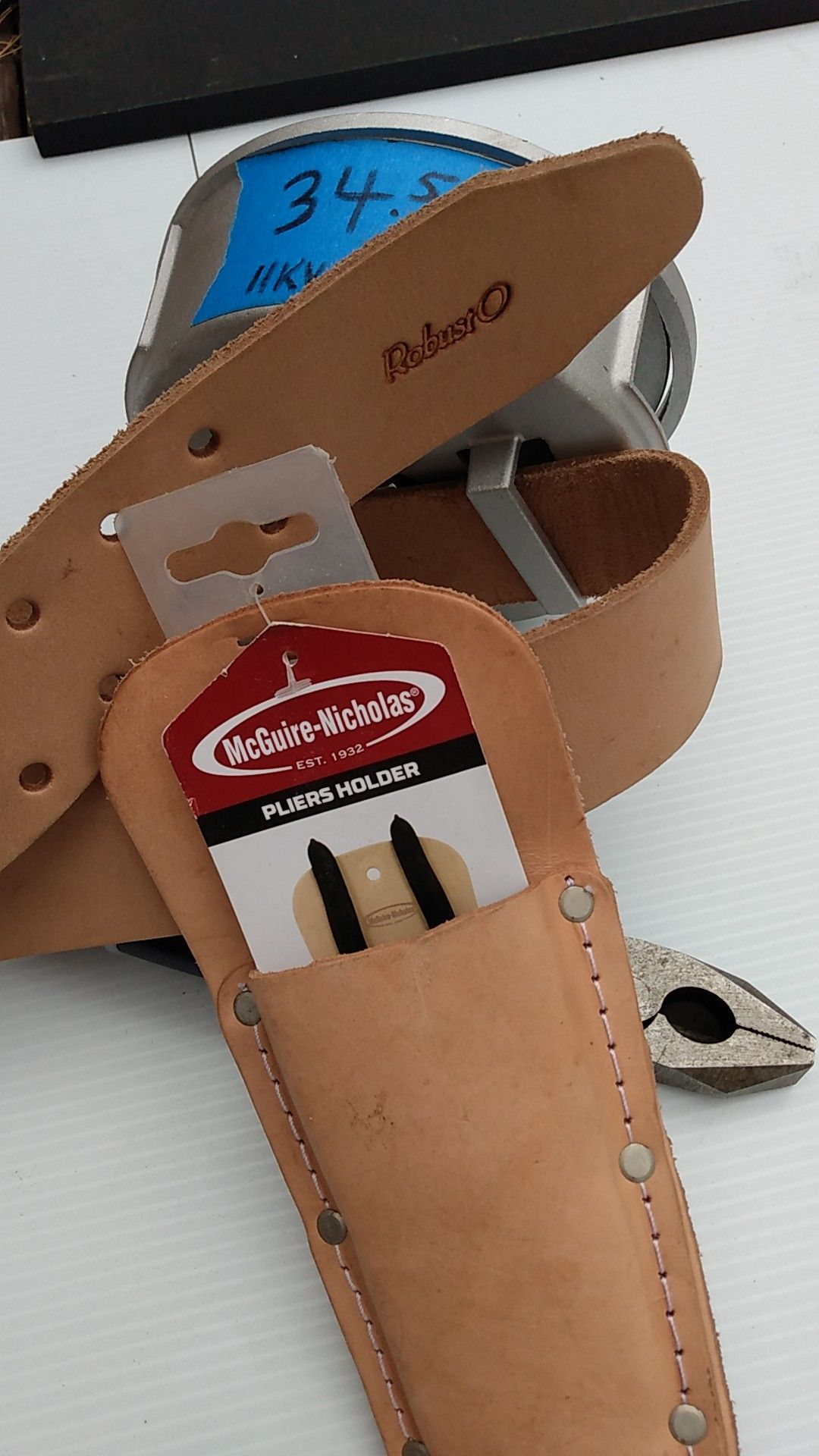 Ironworker reel and belt set