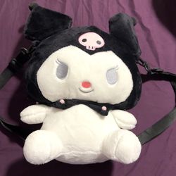 Kuromi Plush Backpack 