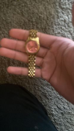 Mk Watch Pink Face