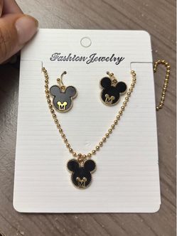 Mickey fashion jewelry set