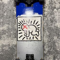 Alien Workshop x Keith Haring Skateboard Complete Deck w/ Silver M-Class Trucks