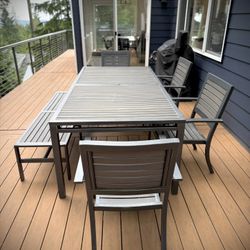 Macy’s Outdoor Patio Aluminum 6-Pc. Dining Set