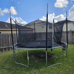 Trampoline With Net