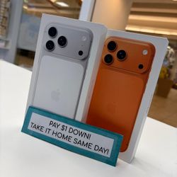Apple IPhone 17 Pro Max 5G Unlocked New - Pay $1 DOWN AVAILABLE - NO CREDIT NEEDED