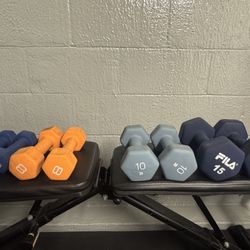 Weights: 5lb, 8lb, 10lb, 15 Lb