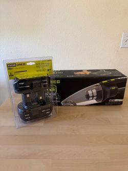Hand Vaccum plus battery combo from Ryobi.
