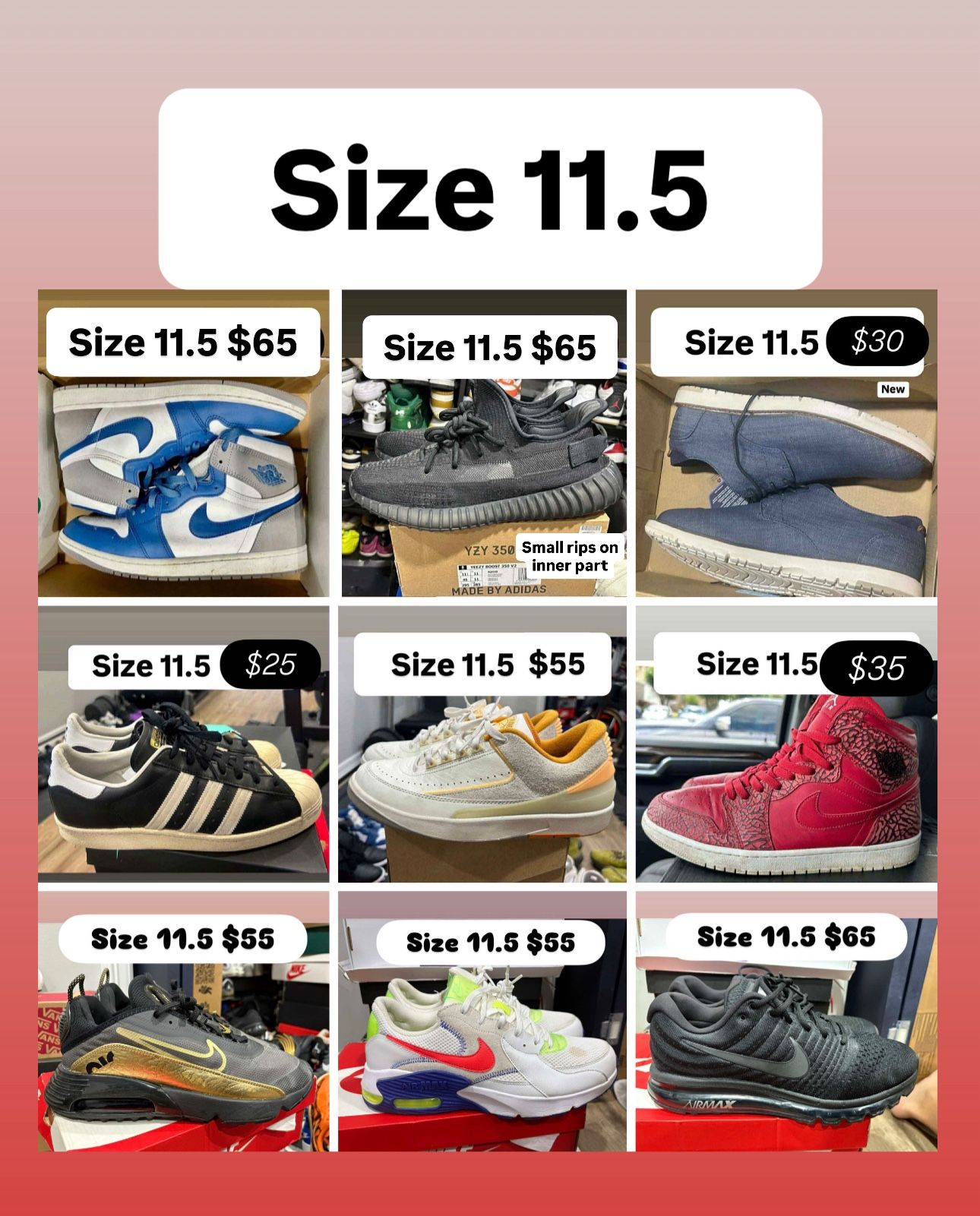 Jordan Size 11.5 Cheap