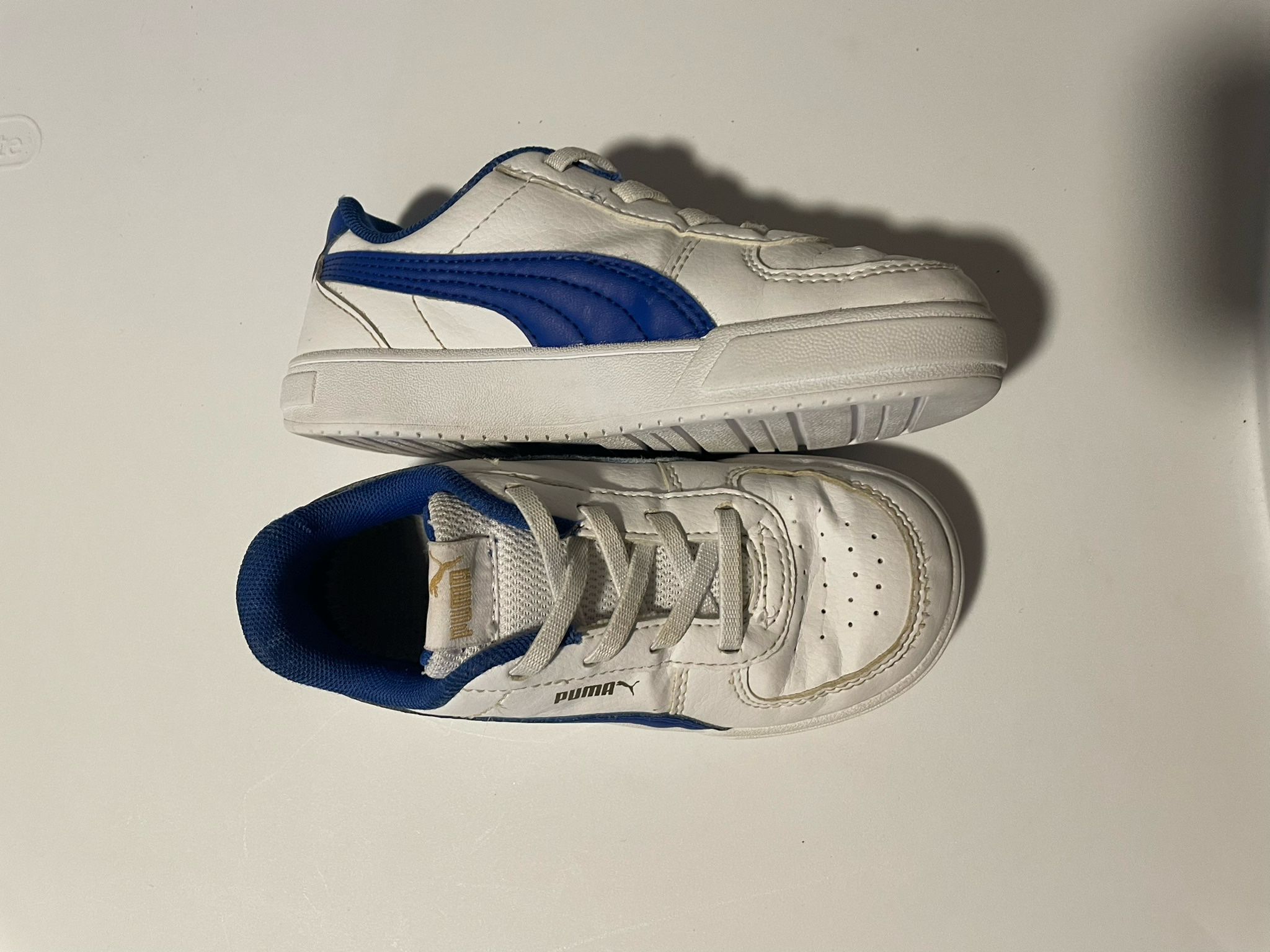 Boys Shoes Size 10 White Puma Sneakers