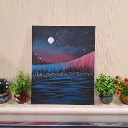 Painting "Niagara at Night"
