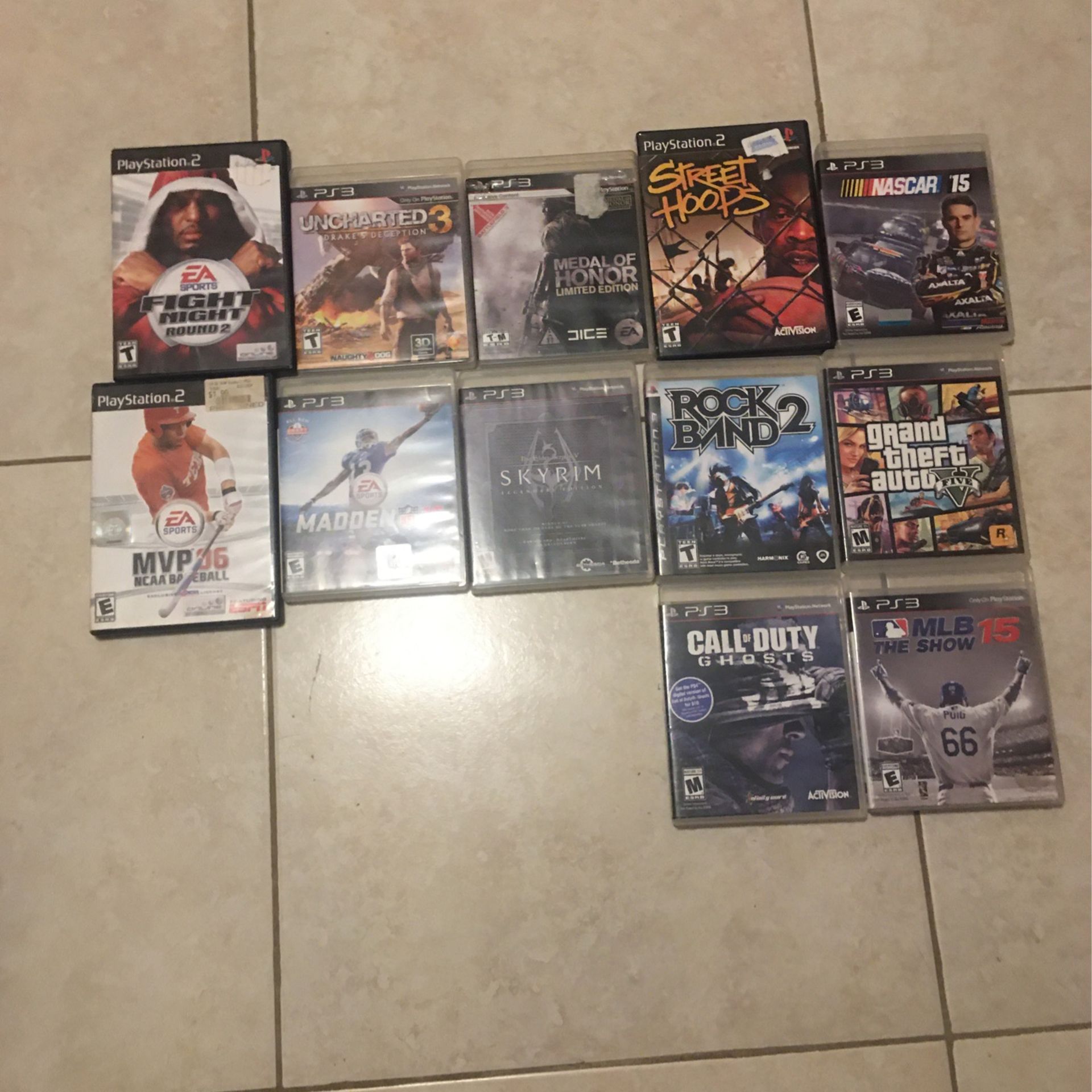 ps3  And Ps2 Games 