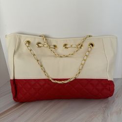 Red/White Shoulder Bag