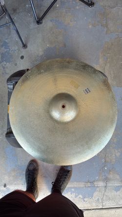 Zildjian cymbals and Sabian cymbal