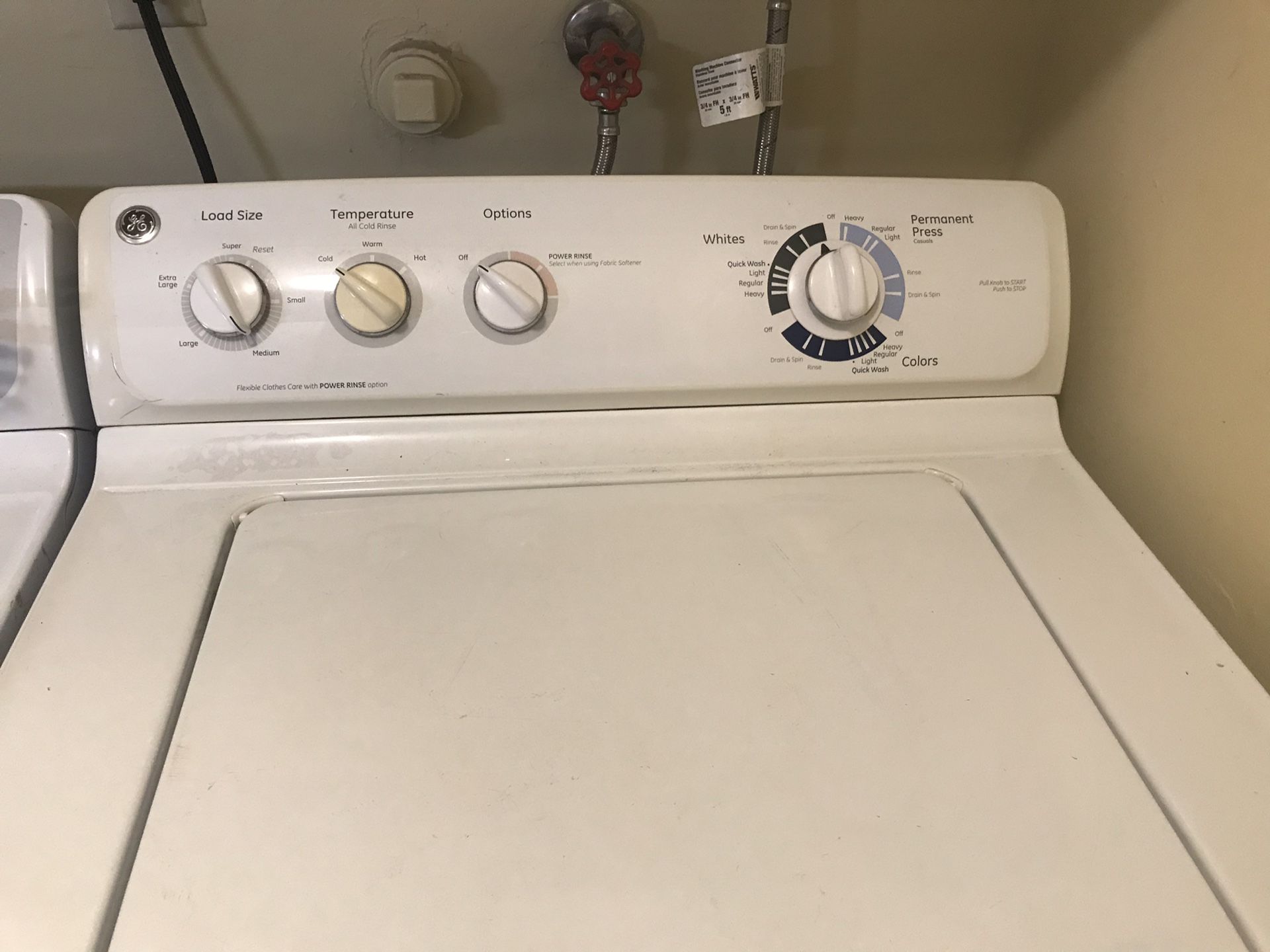 Washer and dryer both working conditionGE brand