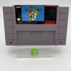 Super Mario World (Super Nintendo SNES, 1991) Cartridge Only