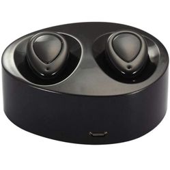 K2 Wireless Stereo Bluetooth 4.1 Earbuds Mini Invisible Noise Reduction High Sound Quality Earphones with a Portable Charger Compatible with iPhon