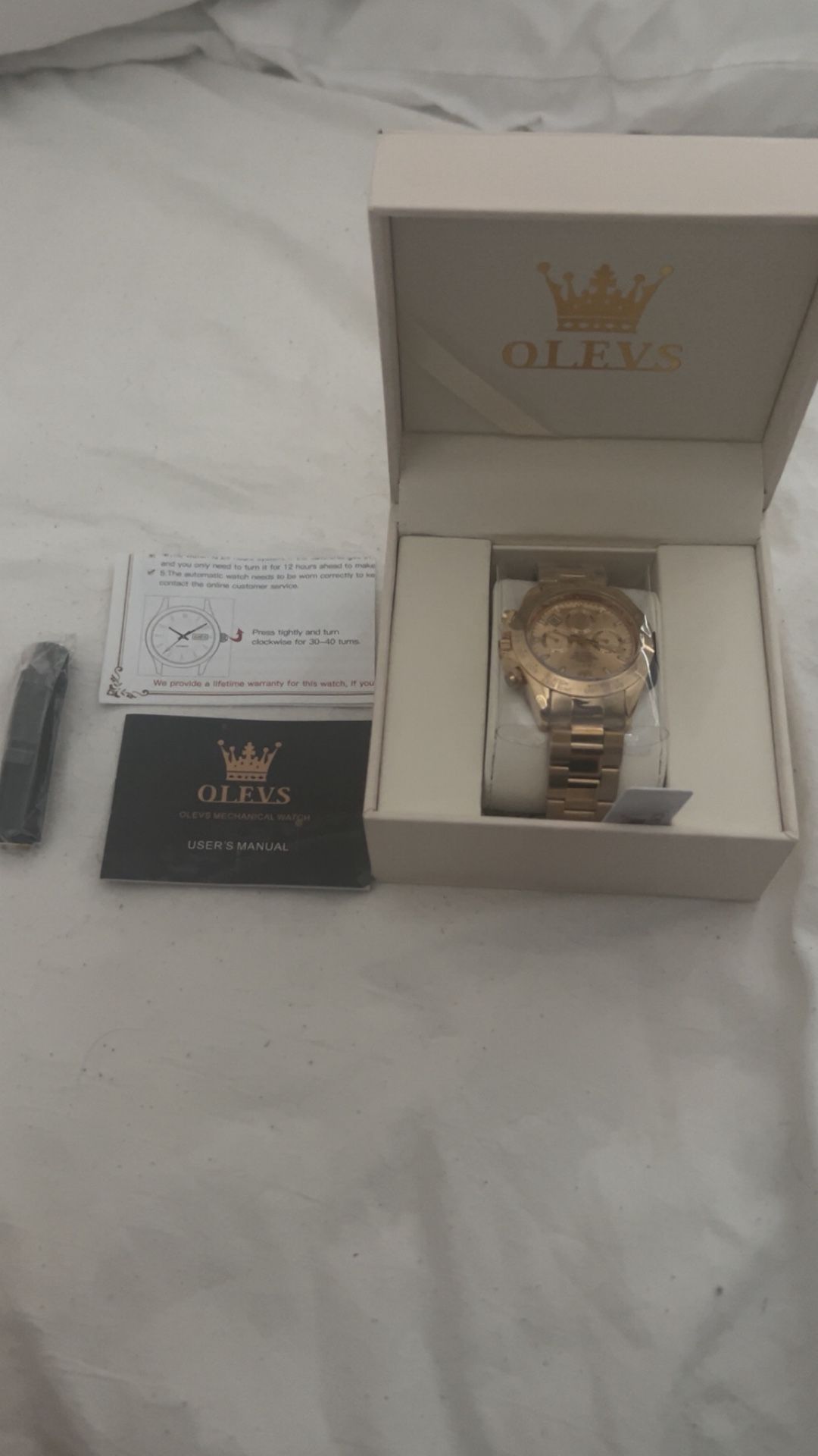 Mens 14k Gold Watch