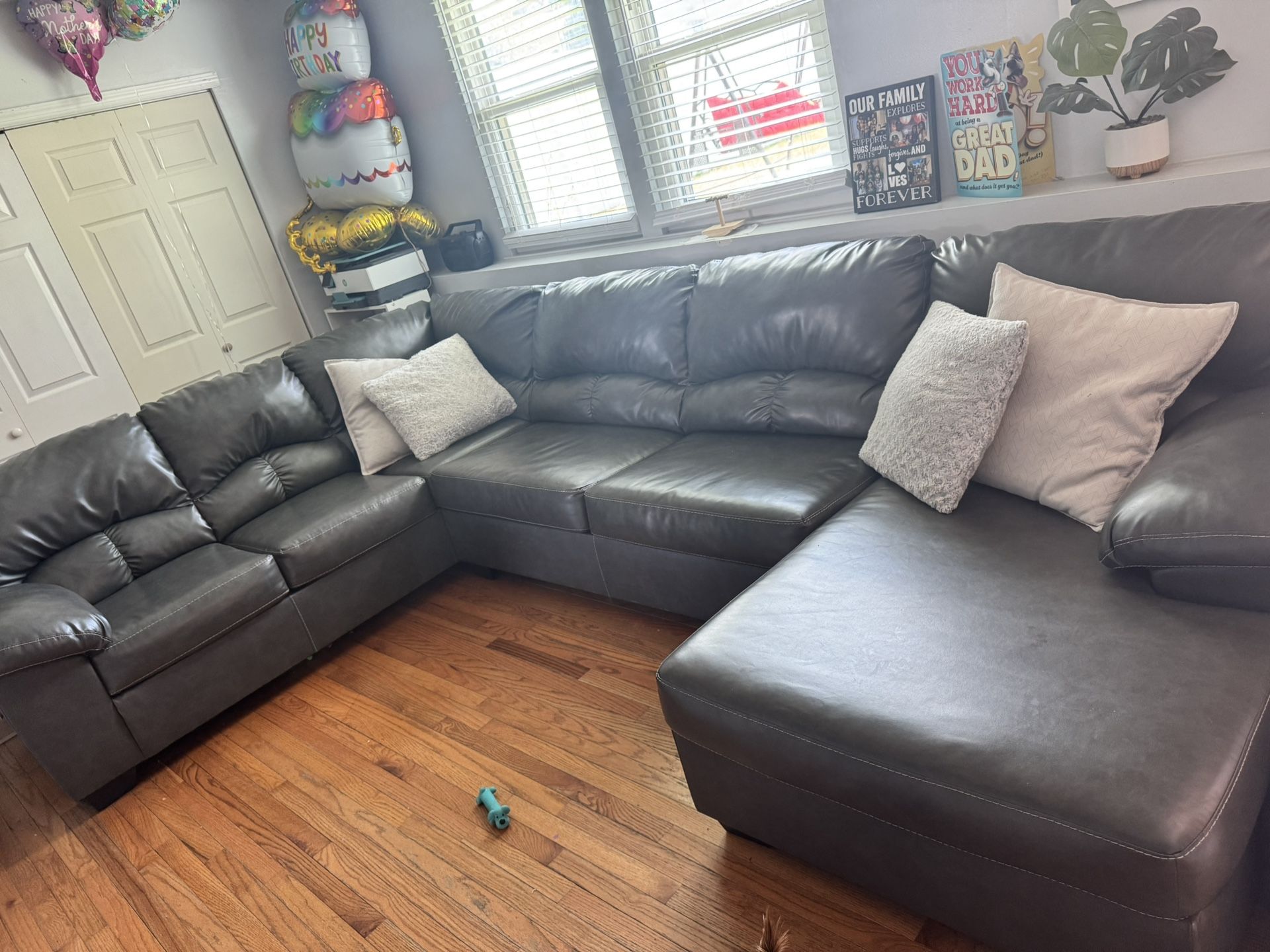 Leather Sectional