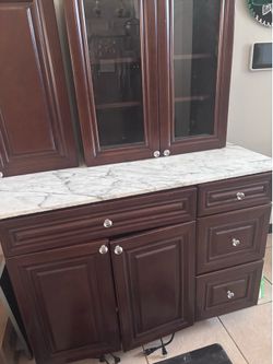 Beautiful brown kitchen cabinets for sale
