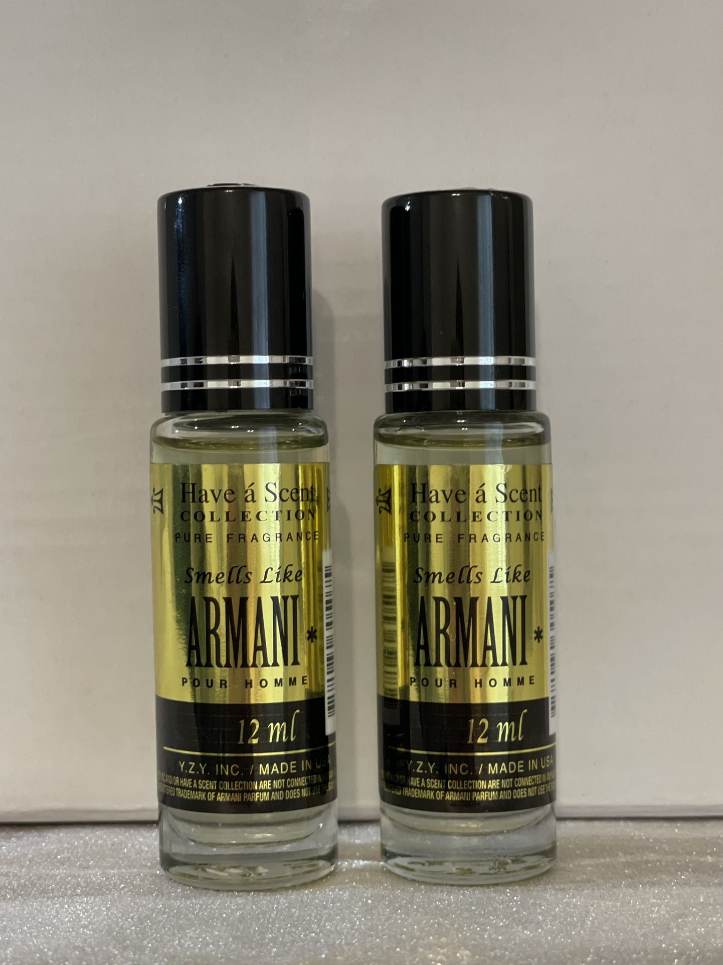 Armani 2 Pack Men Perfume Oil Rollerball