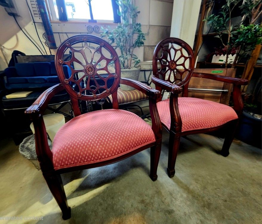 Pair of Antique "Spider Back" Armchairs $100 ea.
In excellent condition 