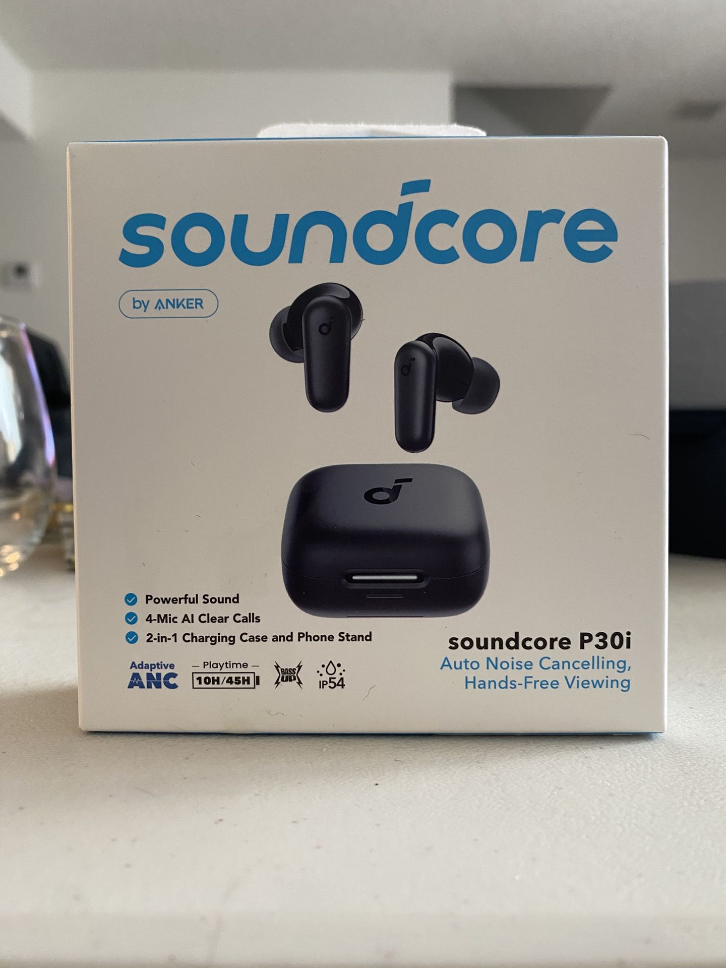Soundcore P30i  Auto Noise Cancelling Earbuds IP54 Wireless Bluetooth