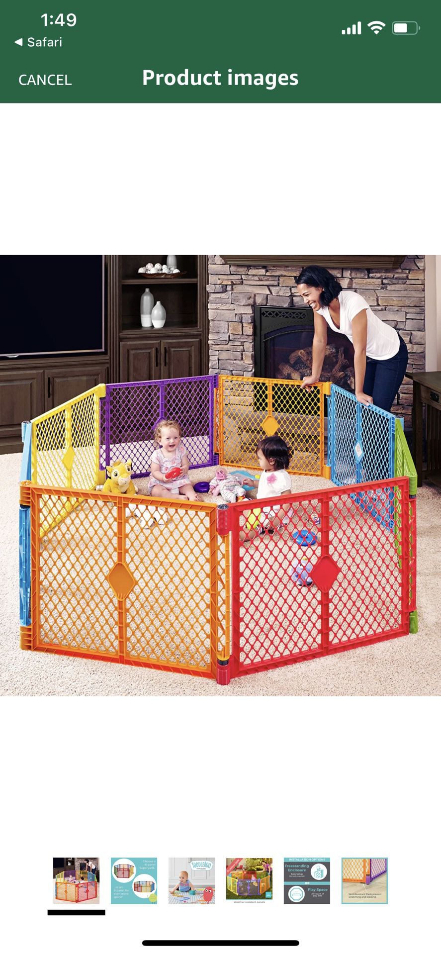 Toddleroo Play Yard/ Baby Gate