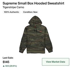 Supreme small Box Logo Hoodie Xlrg 