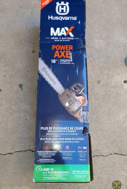 Husqvarna Power Axe 350i 40v 18-in Brushless Battery Chainsaw 