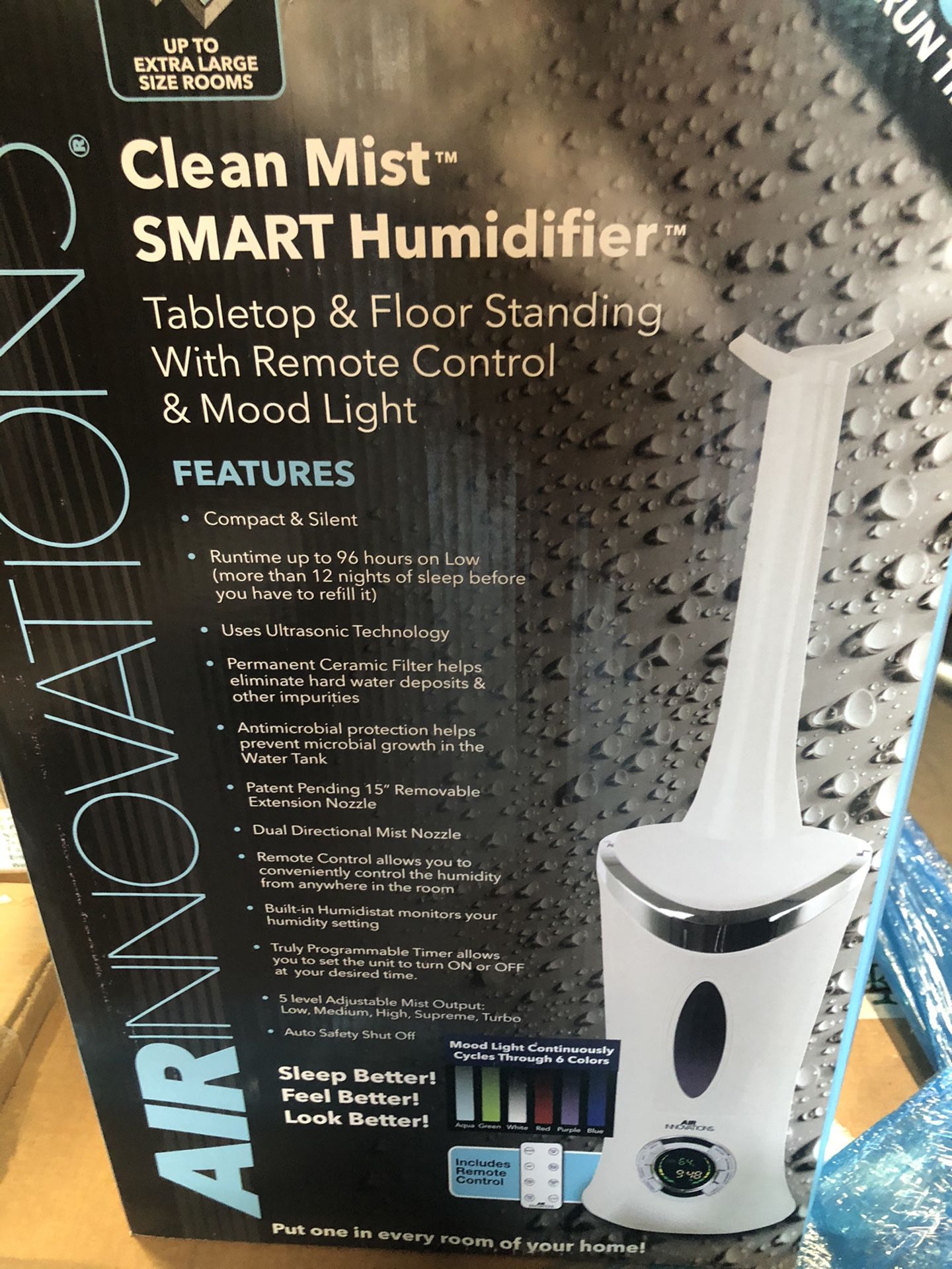 Air Innovations Clean Mist Humidifier w/ Extension Nozzle