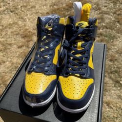 Nike Dunk High Michigan Sz12 DS 2020