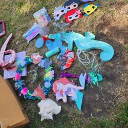 Large Box Of Little Mermaid Party Decorations