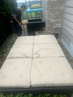 outdoor futon/Sun deck