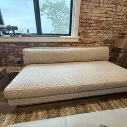 cb2 80” Plinth Sofa