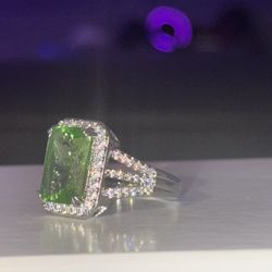 Rubic Zirconia Ring 