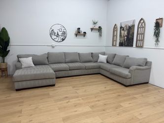 Large Gray Sectional Free Delivery