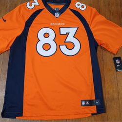 Wes Welker Mens size XLARGE Denver Broncos Jersey Orange